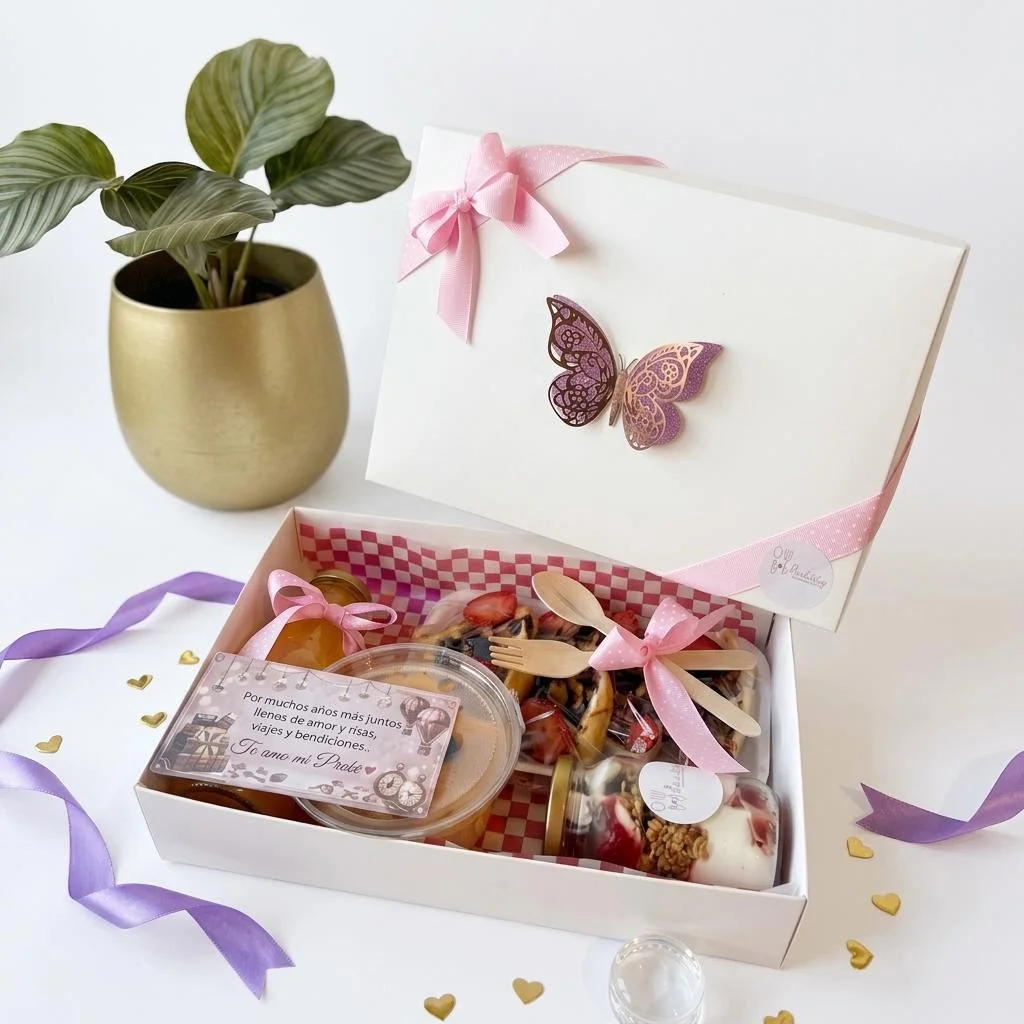 Surprise Butterfly Box Breakfast - Delivered in Bogota