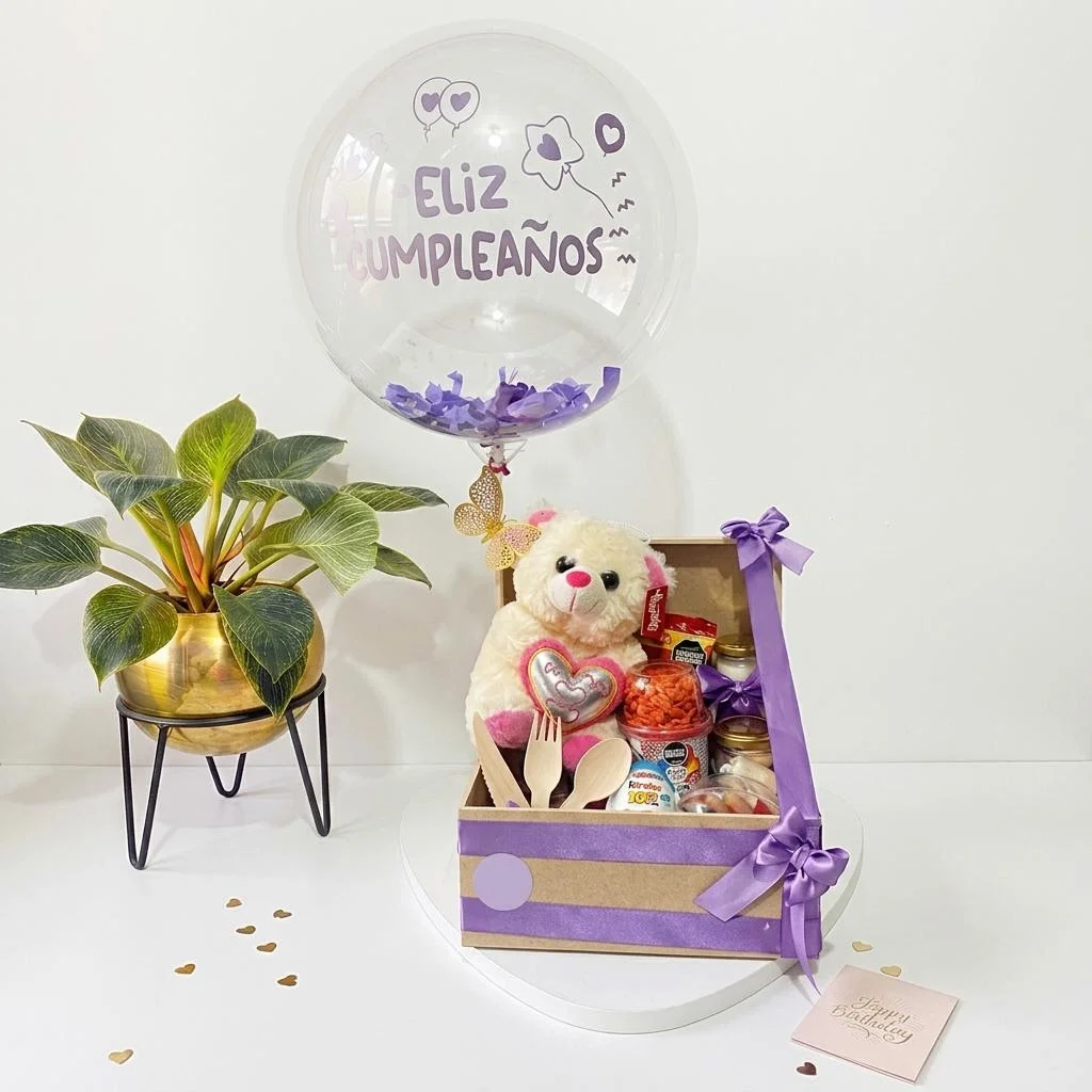 Surprise Breakfast Small Box with Teddy Bear - Bogotá Delivery
