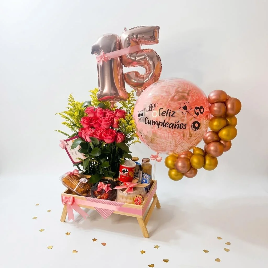 Super Sweet Fifteen Surprise Breakfast - Delivered in Bogotá