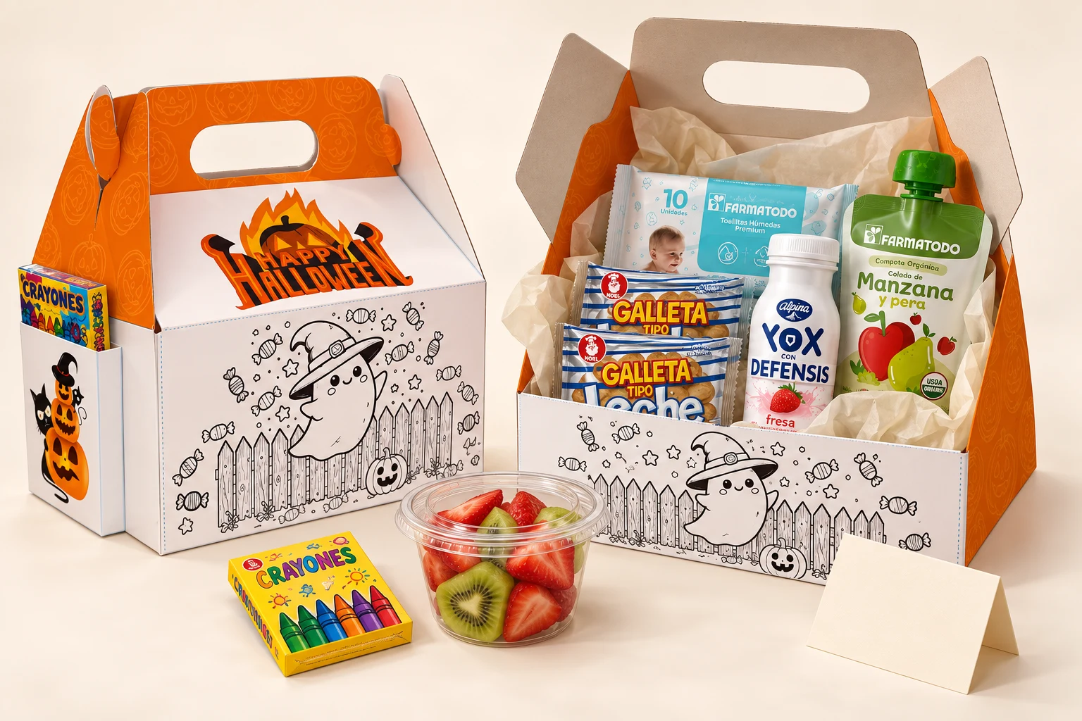 Halloween Crayons Baby Box - Infants 0 to 3 years old