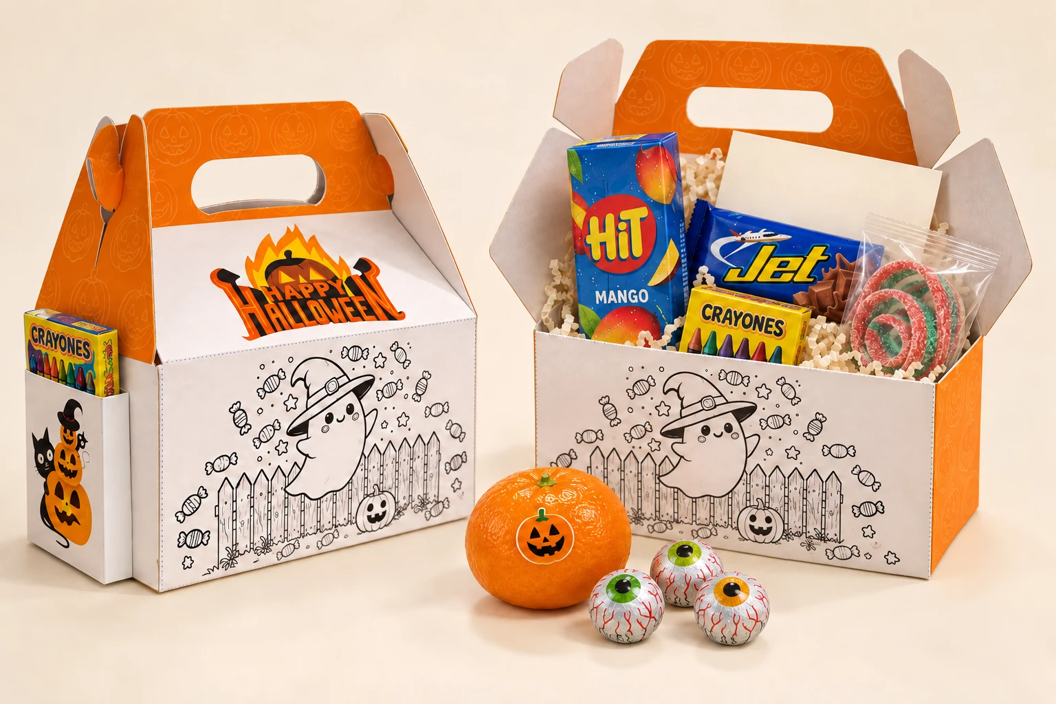 Colorea Halloween Kit - Children 4 to 14 years old