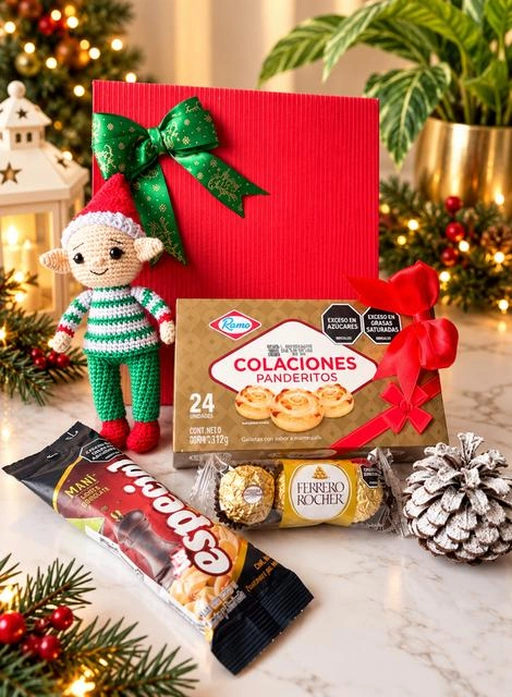 Christmas Crochet Gift Box