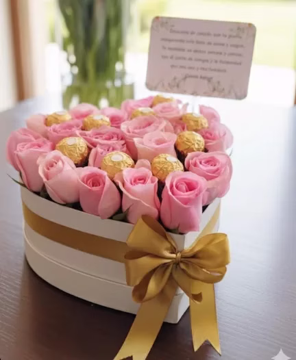 Arreglos florales a Domicilio Bogotá – Corazón de rosas