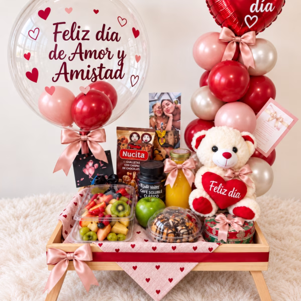 Desayunos Sorpresa amor y amistad Bogotá – Corazón contento