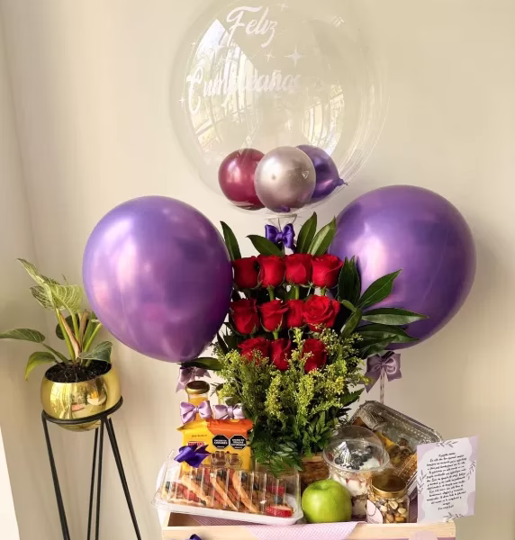 Desayuno Sorpresa a Domicilio Bogotá – Amor con rosas
