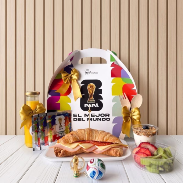 Desayuno Sorpresa Día del Padre – Ref. Papá Campeón Mundial