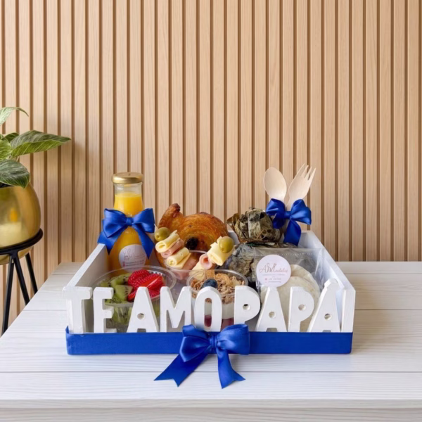 Desayuno Sorpresa Día del Padre – Ref. Te Amo Papá Azul